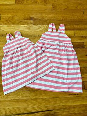 Classic Whimsy Pink Stripe Cotton Dress Size 5 *SISTER SET AVAILABLE IN CLOSET*